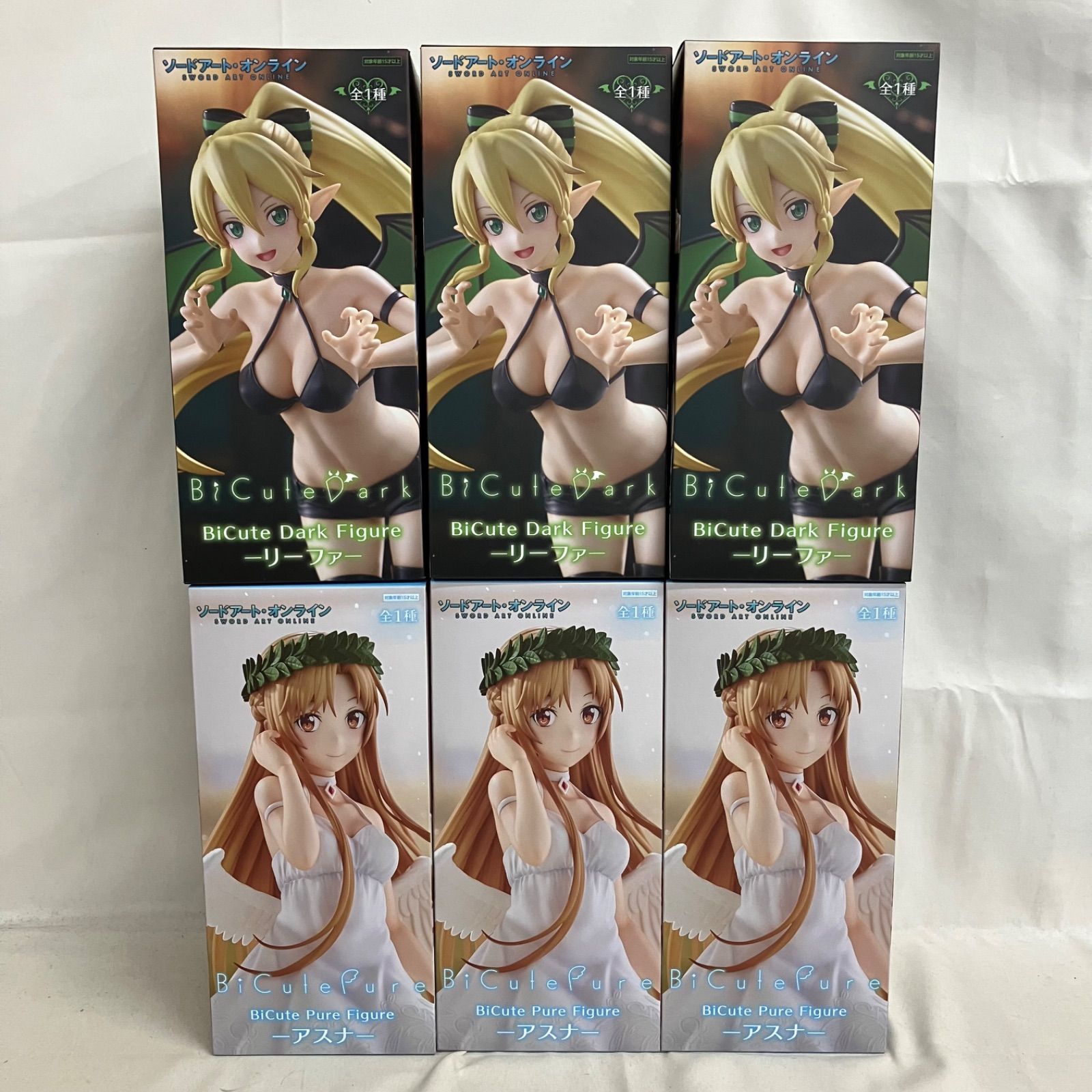 未開封 ソードアート・オンライン BiCute Pure アスナ BiCute Dark 