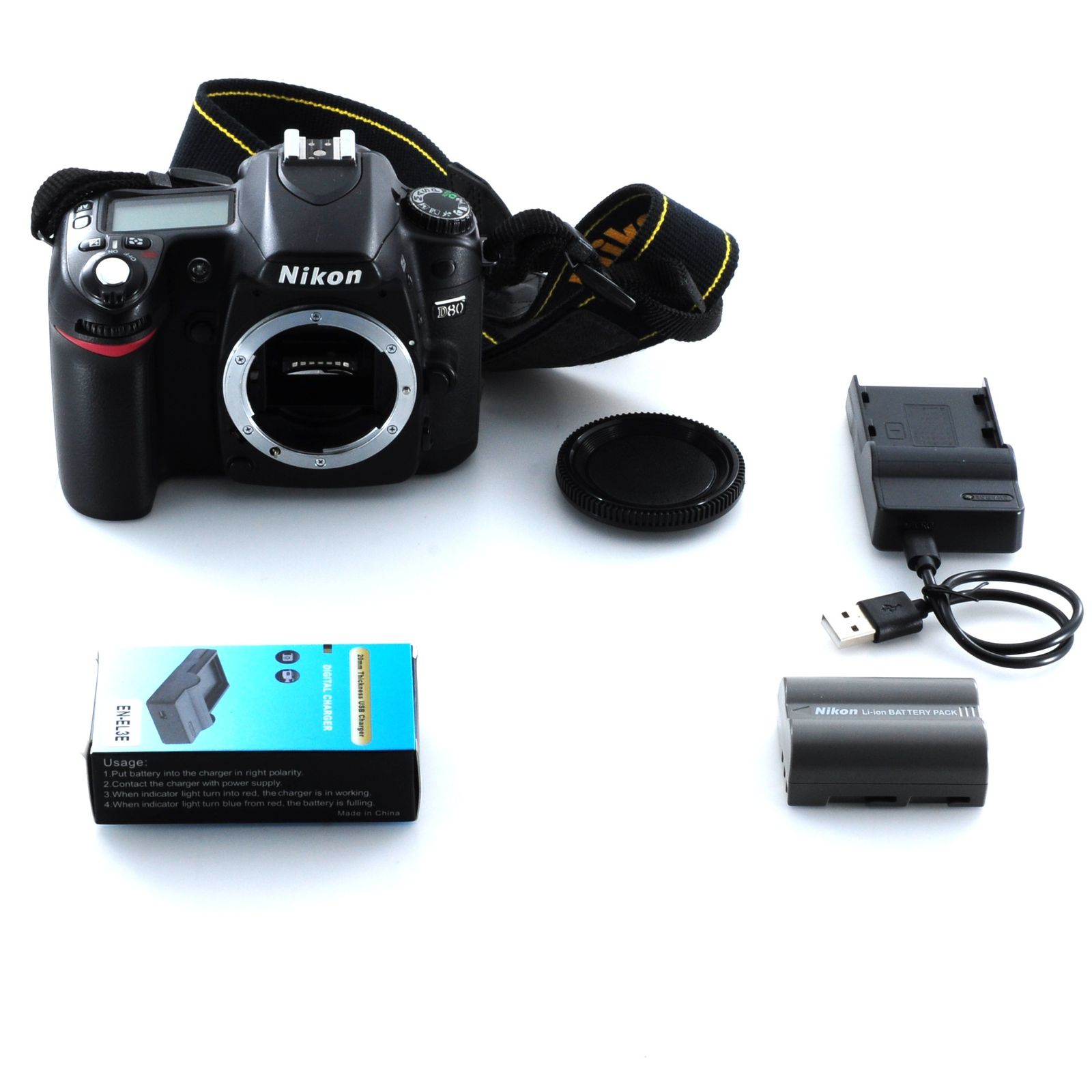 修理前提の為お買い得【ニコン】Nikon D80 デジタル一眼レフカメラ + 