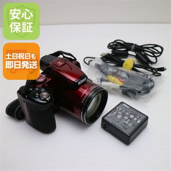 超美品 COOLPIX P520 レッド 即日発送 デジカメ Nikon 本体 土日祝発送 