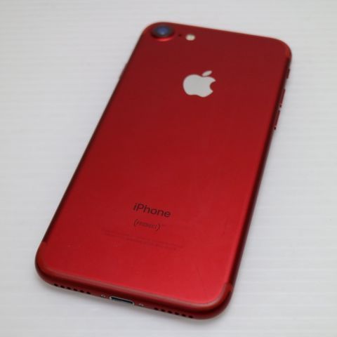 美品 SIMフリー iPhone7 128GB レッド スマホ 本体 白ロム 土日祝発送 