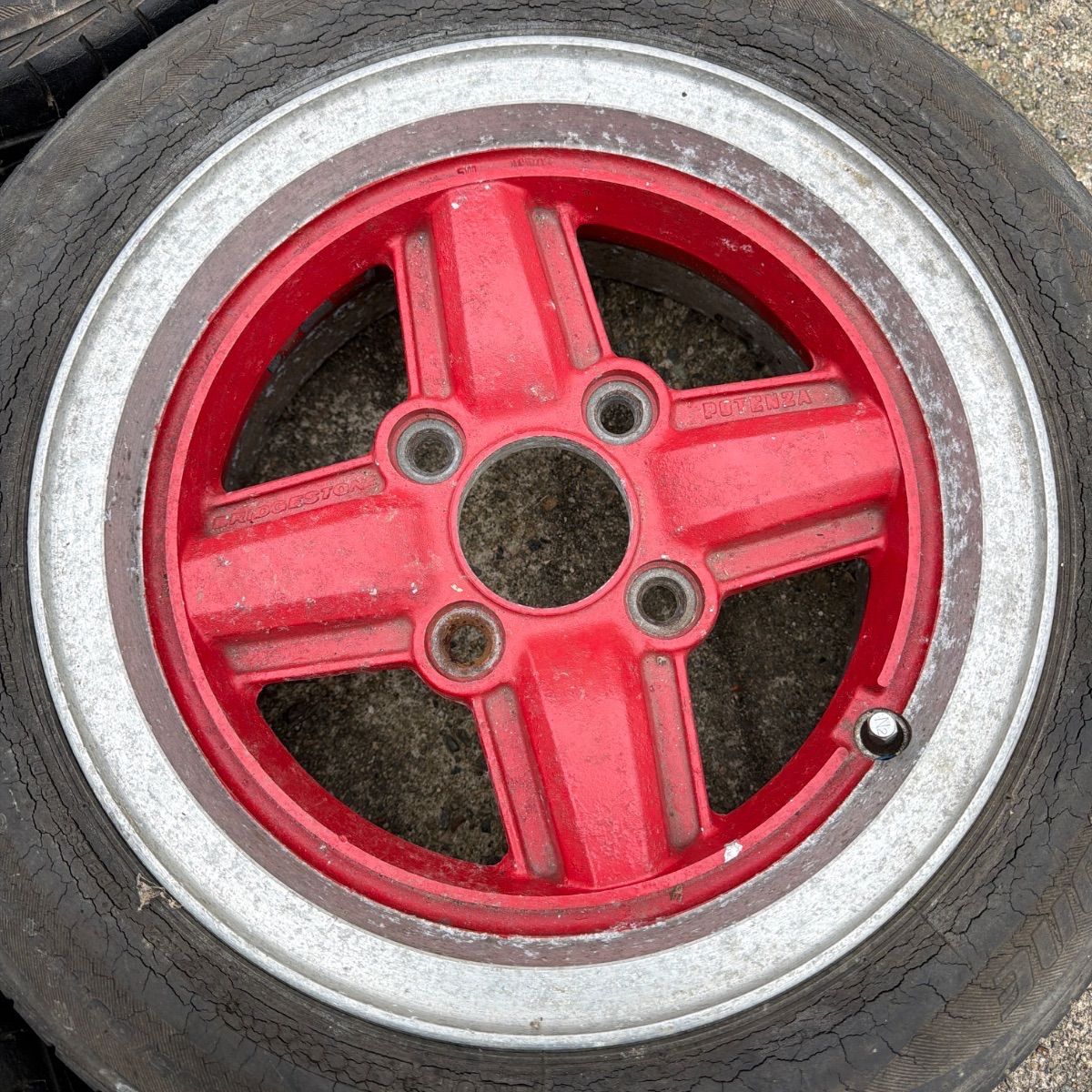 BRIDFESTONE POTENZA 13インチホイール - メルカリ