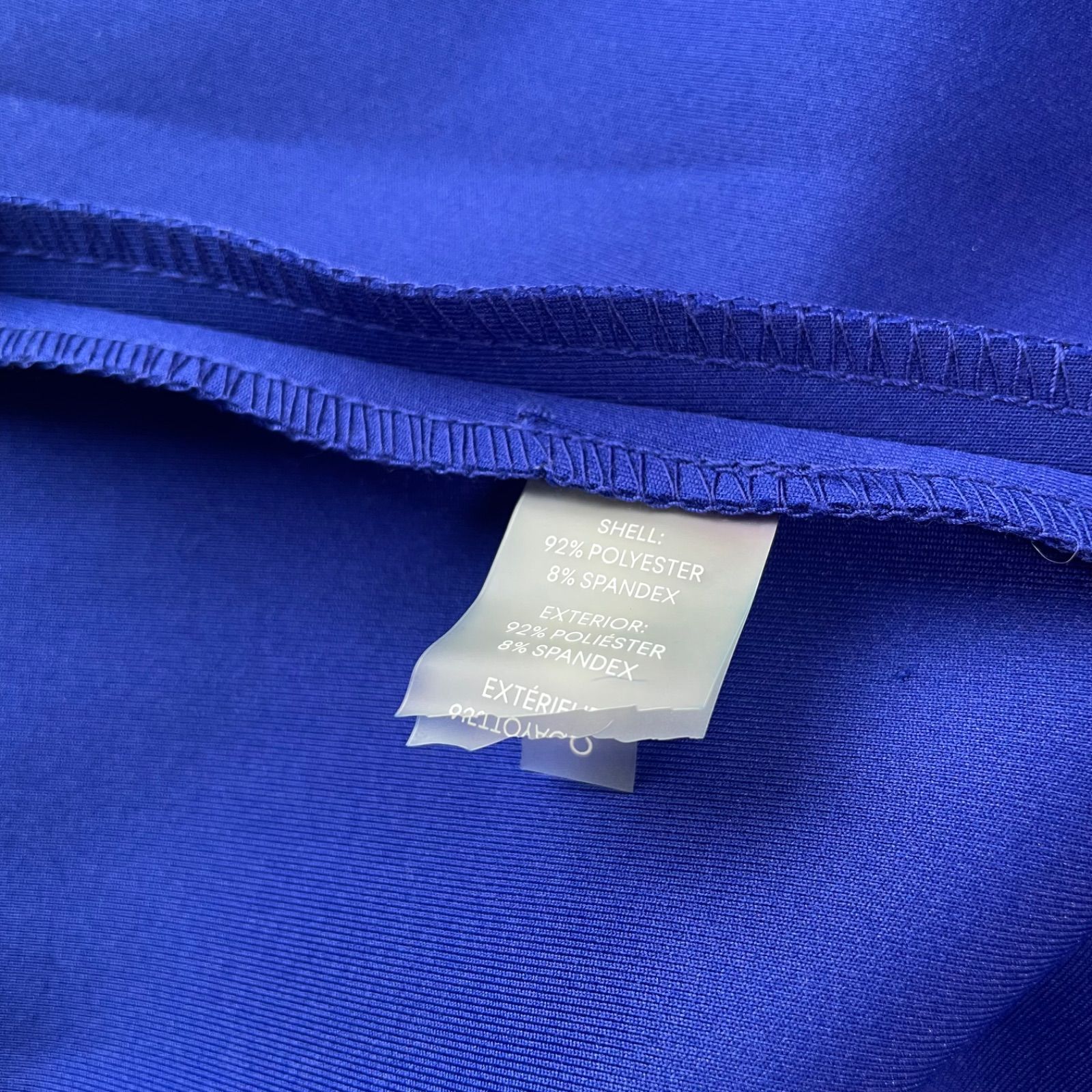 Calvin Klein カルバンクライン 金ボタン ロイヤルブルー フィット 