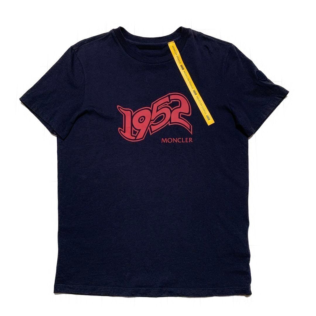 モンクレール フラグメント プリント Tシャツ ネイビー 3S762 - メルカリ