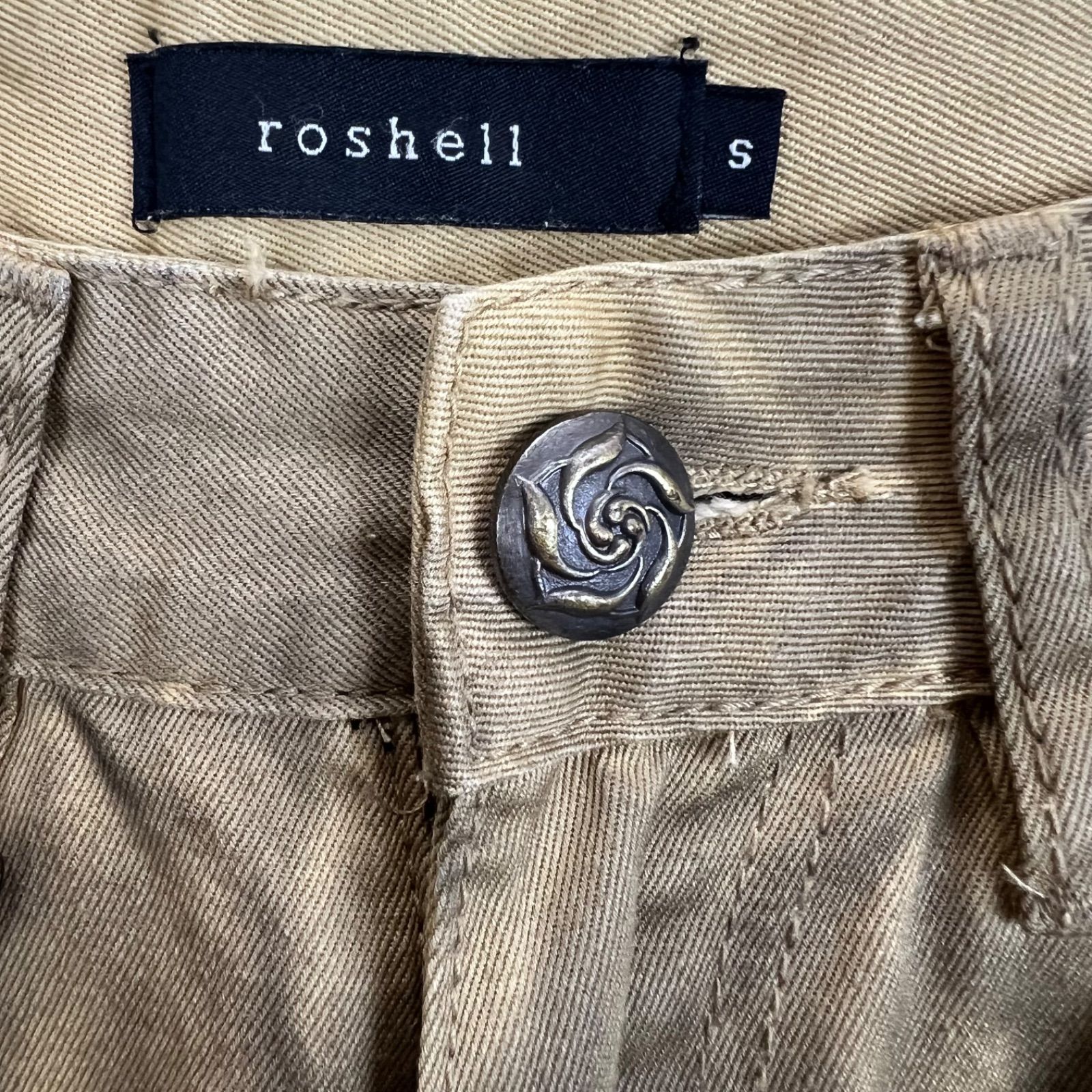 roshell y2k style grunge flare pants S ロシェル グランジ フレア 