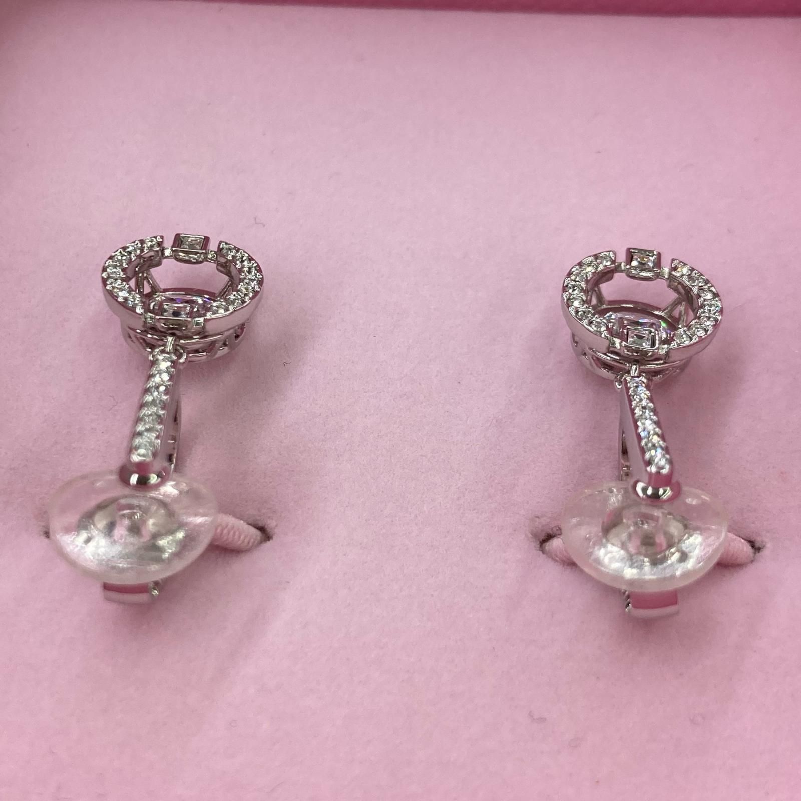186001 現状品 SWAROVSKI スワロフスキー SparklingDance クリップ