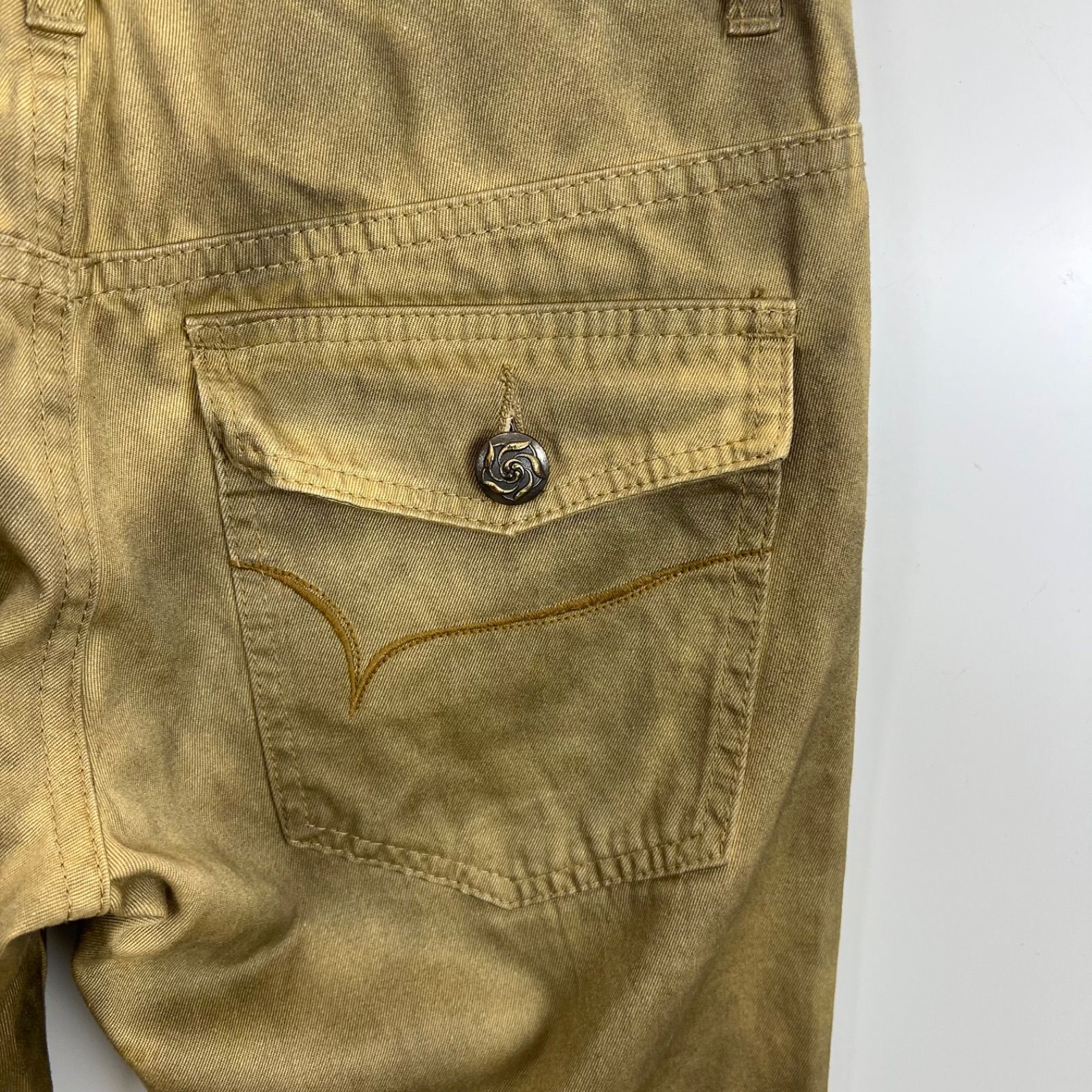 roshell y2k style grunge flare pants S ロシェル グランジ フレア 