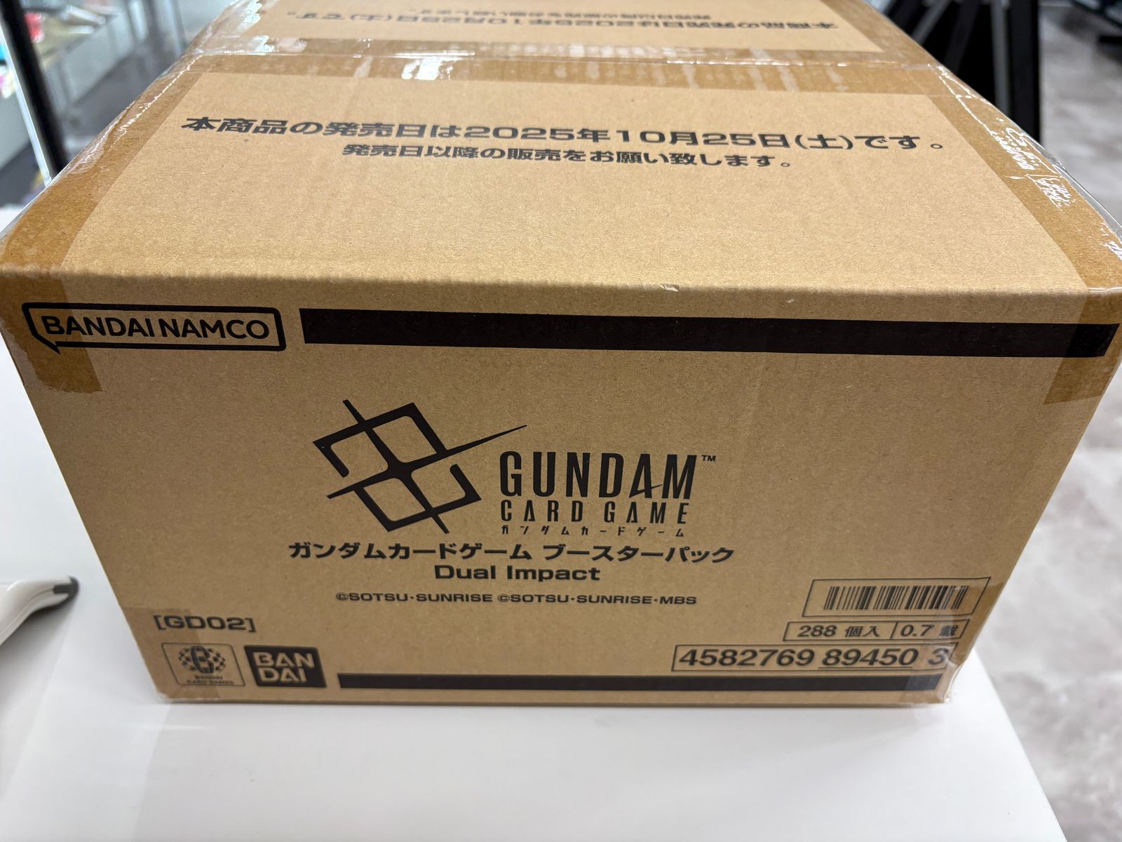 ガンダムカードゲーム Dual Impact 1カートン(12BOX) 未開封 ガンダムカードゲーム ブースターパック Dual Impact 未開封カートン