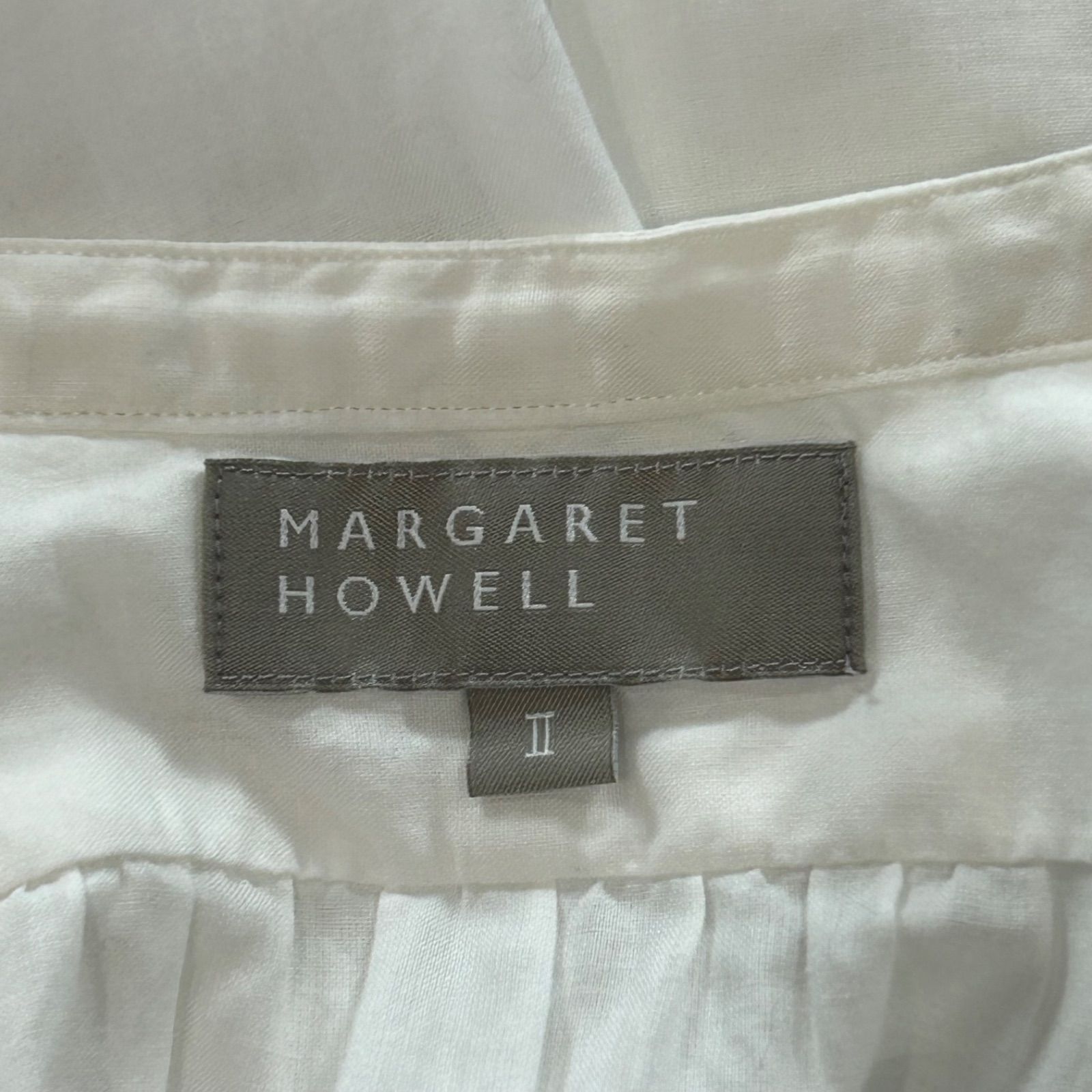 日本製 MHL. MARGARET HOWELL マーガレットハウエル 半袖 スキッパー