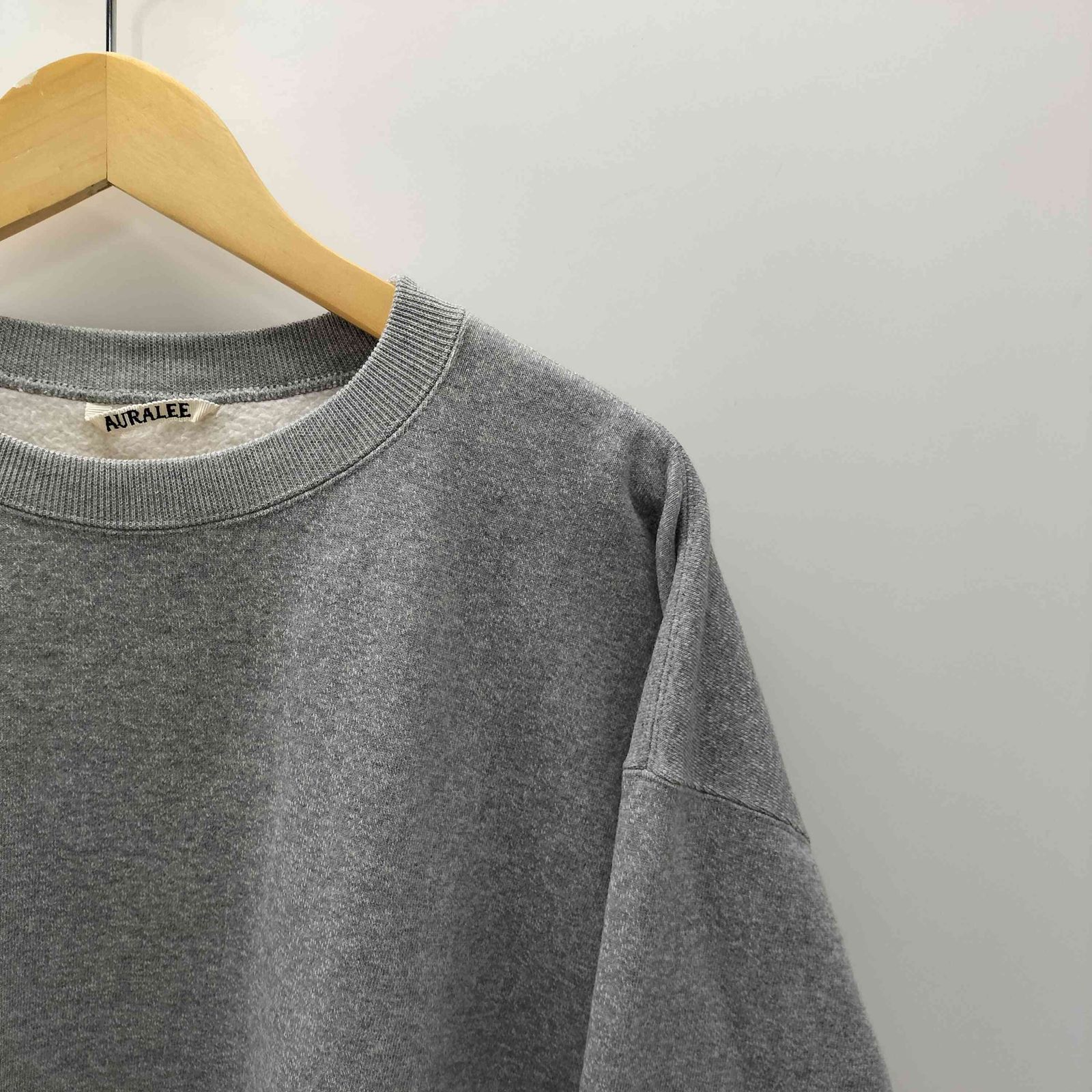 オーラリー AURALEE 25AW SMOOTH SOFT BD SWEAT P/O スムーズ ソフト 