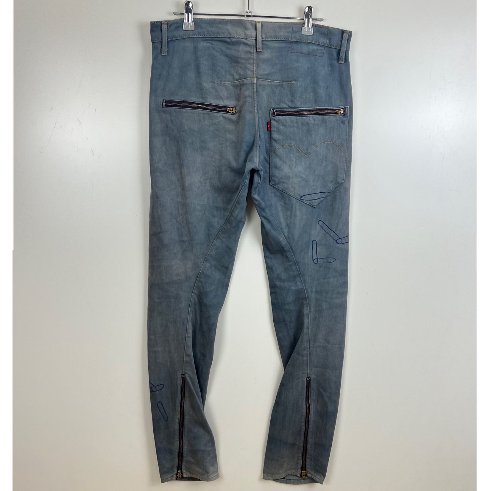 Levi's RED 2001ss Passive Aggressive super skinny denim pants w30