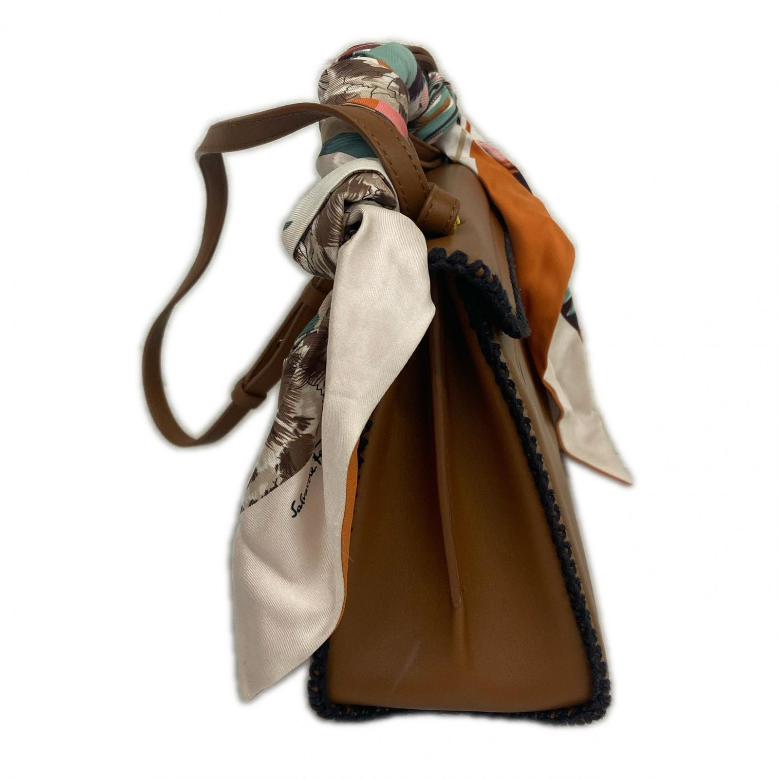 Ferragamoマーゴット トップハンドルバッグ - 中古 Salvatore 