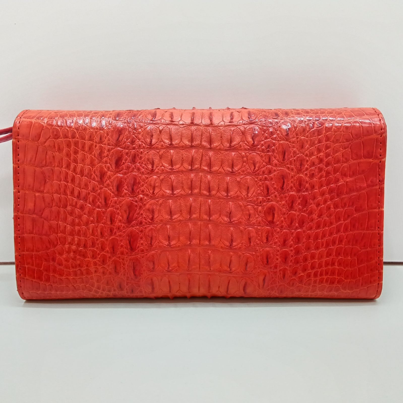 美品 ? クロコダイル クラウン 長財布 ／ ストラップベルト付き 