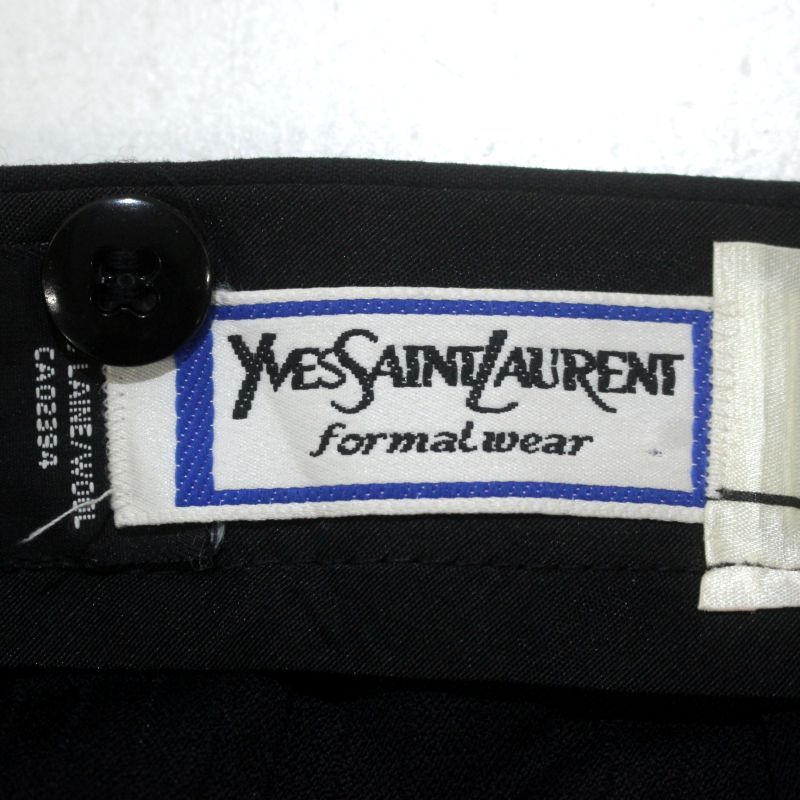 90s vintage YVES SAINT LAURENT ストライプ柄 1タック スラックス