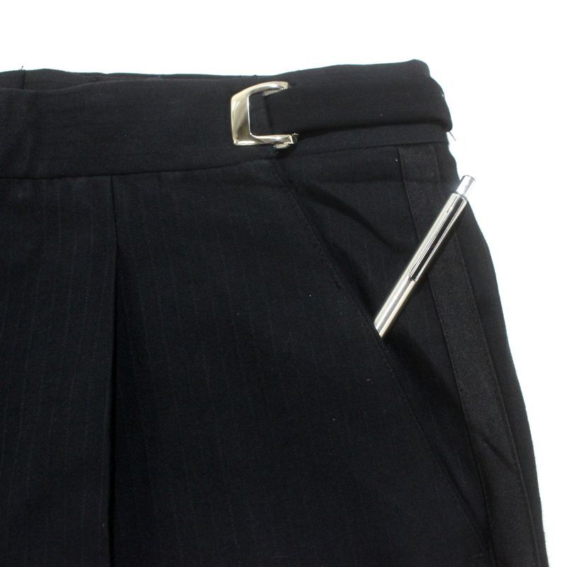 90s vintage YVES SAINT LAURENT ストライプ柄 1タック スラックス