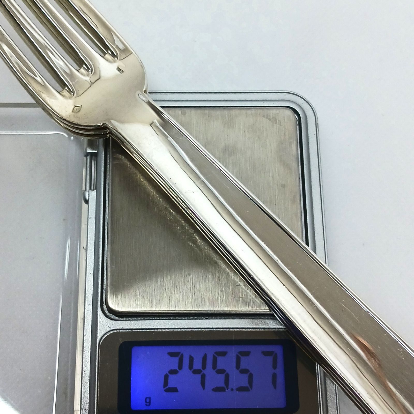 ピュイフォルカ シルバーフォーク FERRURE PUIFORCAT工房 純銀 