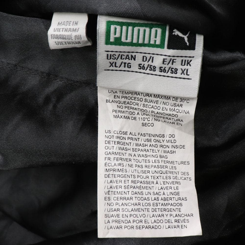 PUMA プーマ サテン ボンバージャケット リバーシブル 袖ライン MA-1 