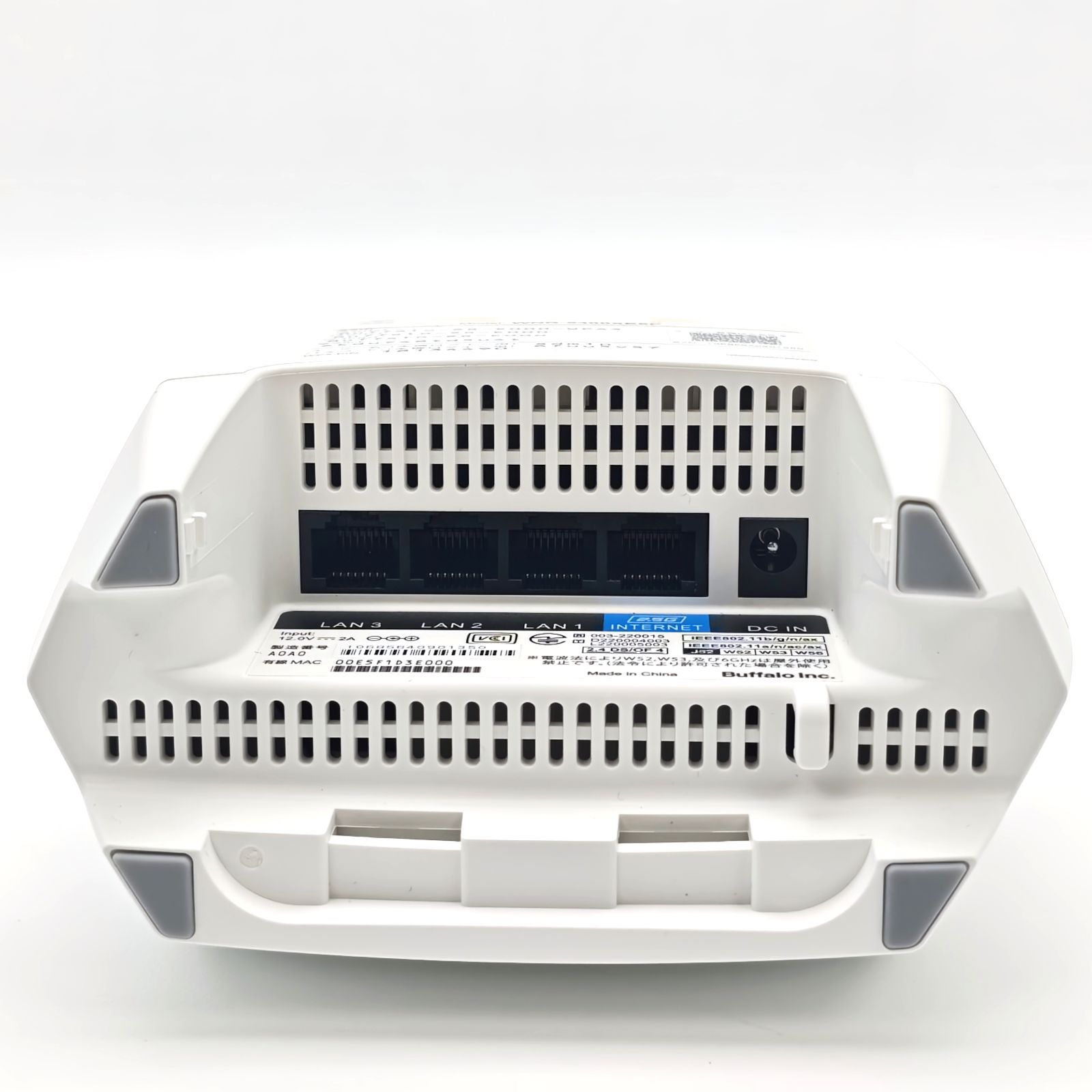 BUFFALO WNR-5400XE6P Wi-Fi 6Eルーター 中古 - メルカリ