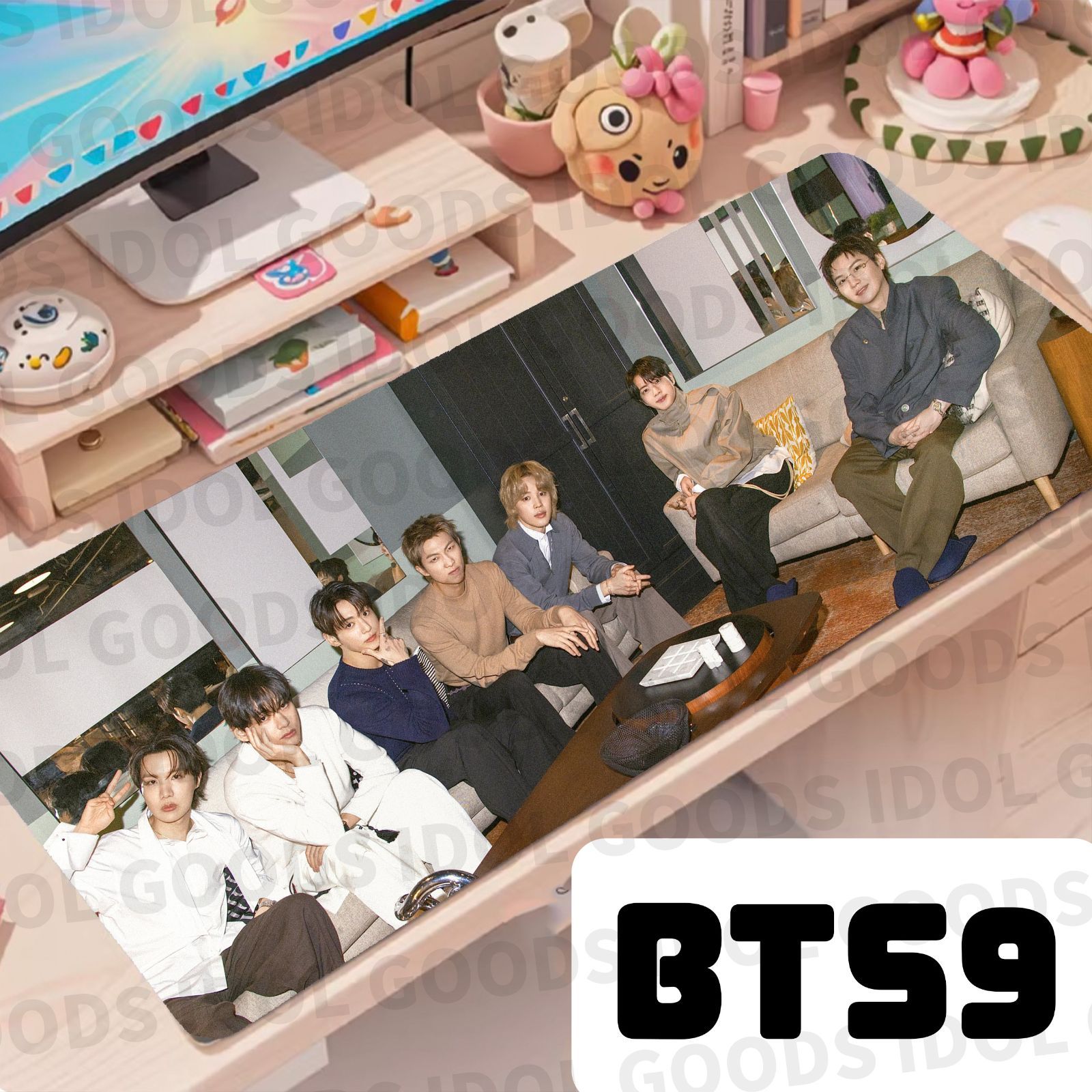 Hamee BT21 My Little Buddyシリーズ デスクマット BTS デスクマット