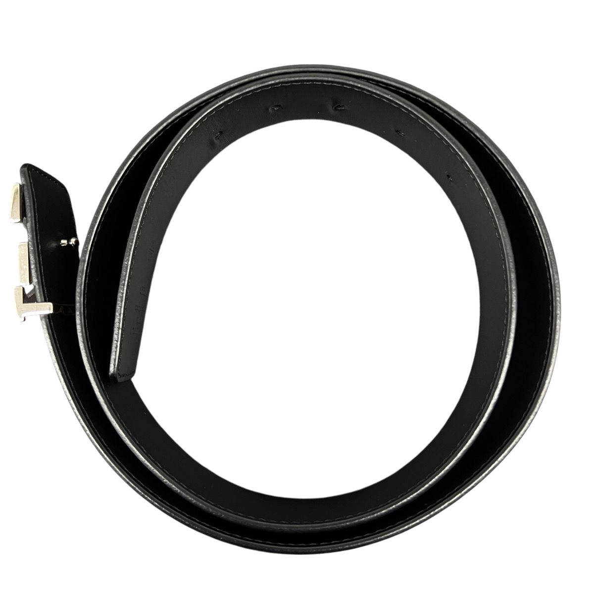 【5/6価格改定】LOUIS VUITTON 極美品 ルイヴィトン サンチュール LV イニシャル モノグラム ベルト M9821 PVC レザー AC2222 ブラウン 85/34 メンズ ヴィトン Aランク 中古 鑑定済 ヴィトンベルト LOUIS VUITTON 極美品 ルイヴィトン サンチュール LV イニシャル