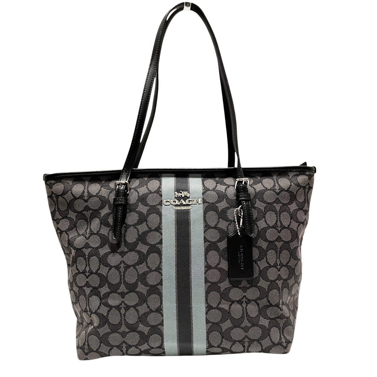 コーチ COACH シグネチャー トートバッグ キャンバス レザー F39043 