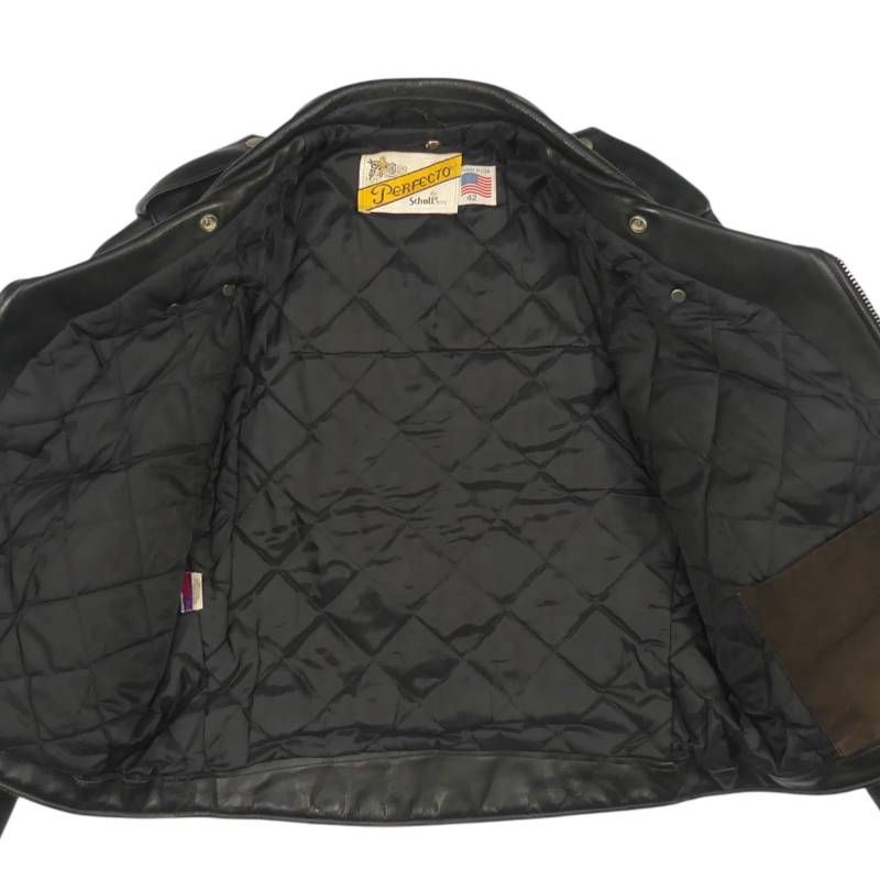 メンズ Schott ショット ダブルライダース 618 メンズ 42 黒 ブラック