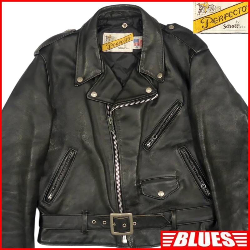 Schott ショット ダブルライダース 618 メンズ 42 黒 ブラック XL 