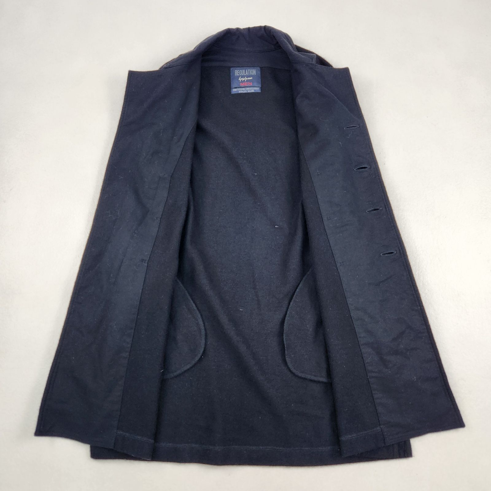 美品 Yohji Yamamoto コート REGULATION ジャケット 変形 ダブル 