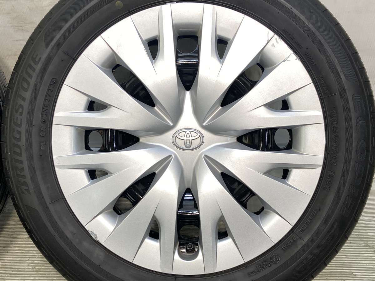 185/60R15 ブリヂストン エコピア EP150 トヨタ純正 S4 15x6.0 40 100 