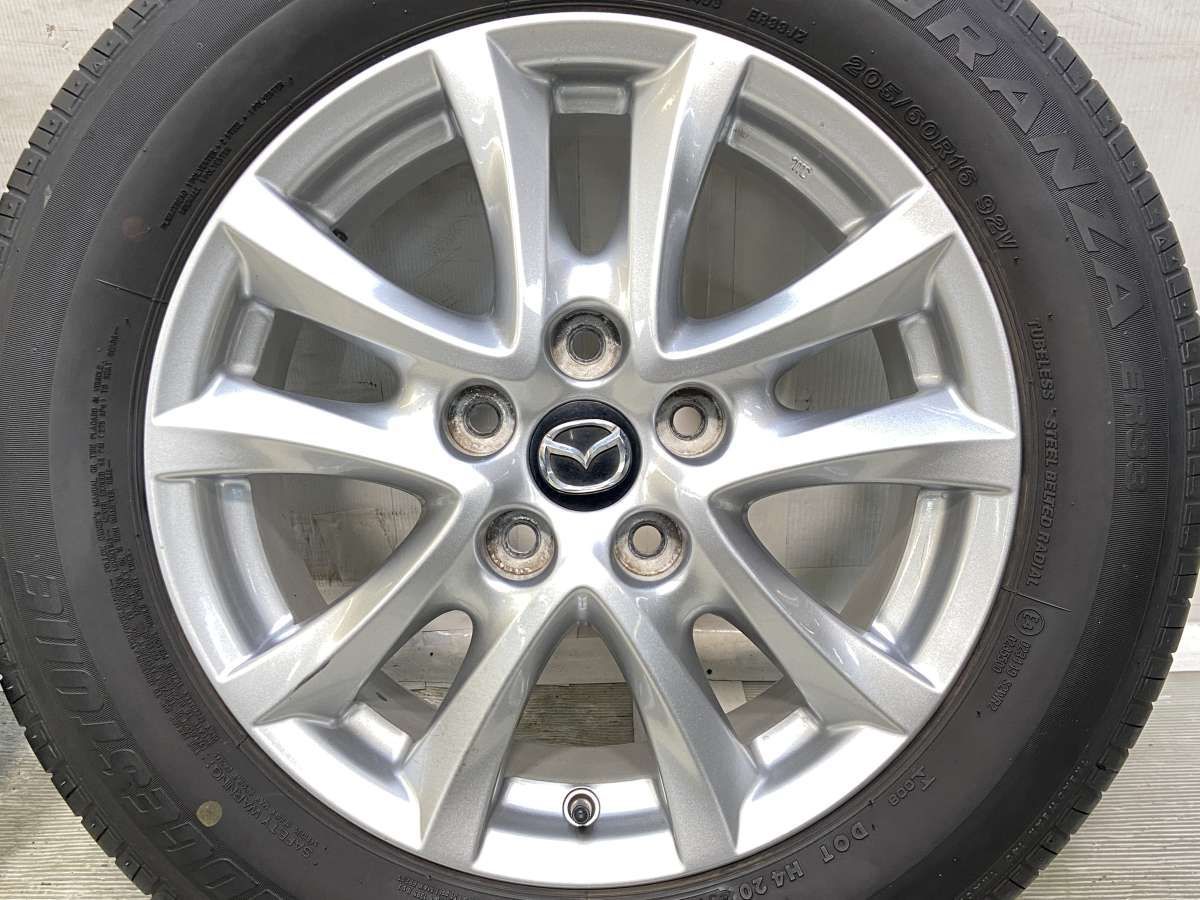 205/60R16 ブリヂストン トランザ ER33 マツダ純正 16x6.5 50 114.3-5 