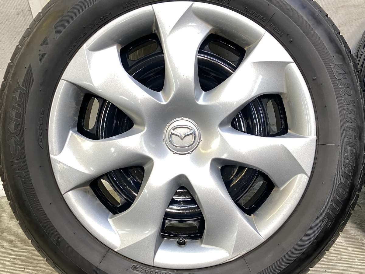 205/60R16 ブリヂストン ネクストリー マツダ純正 16x6.5 114.3-5穴 