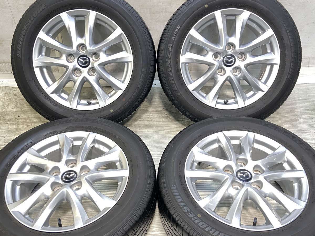205/60R16 ブリヂストン トランザ ER33 マツダ純正 16x6.5 50 114.3-5 