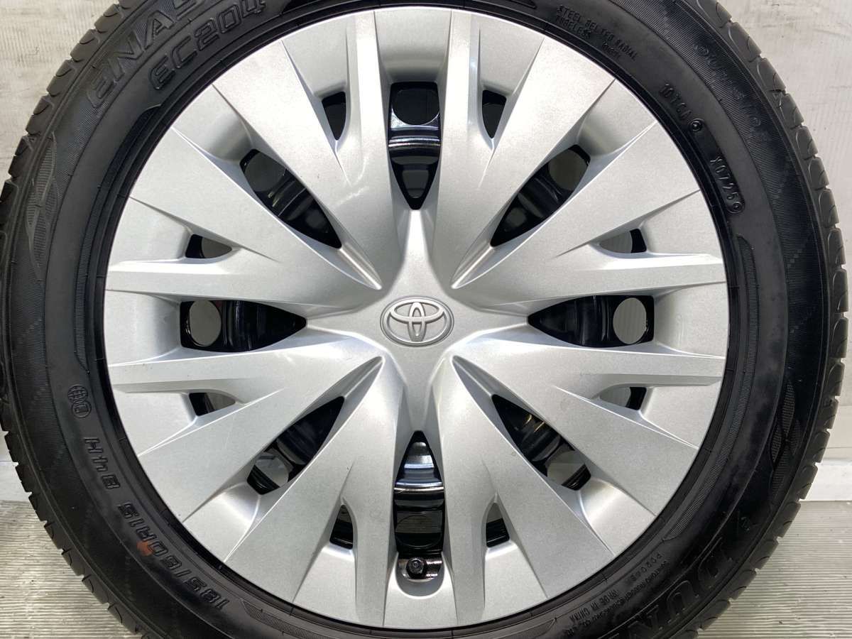 185/60R15 ダンロップ エナセーブ EC204 トヨタ純正 S4 15x6.0 40 100 