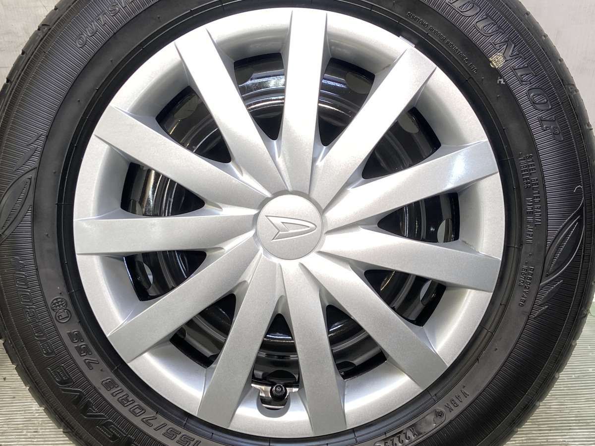 155/70R13 ダンロップ エナセーブ EC300+ ダイハツ純正 13x4.0 100-4穴 