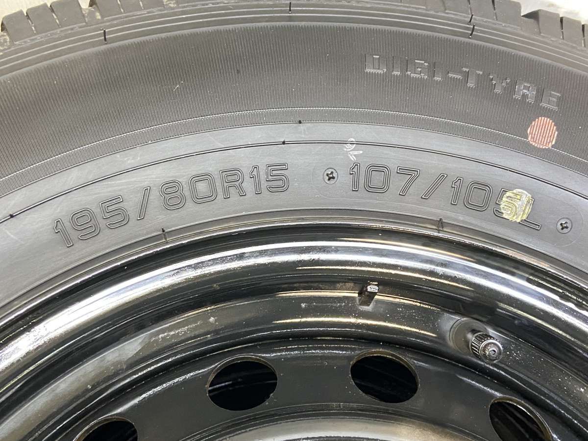 195/80R15 107/105L LT ダンロップ エナセーブ VAN01 トヨタ純正 HS 