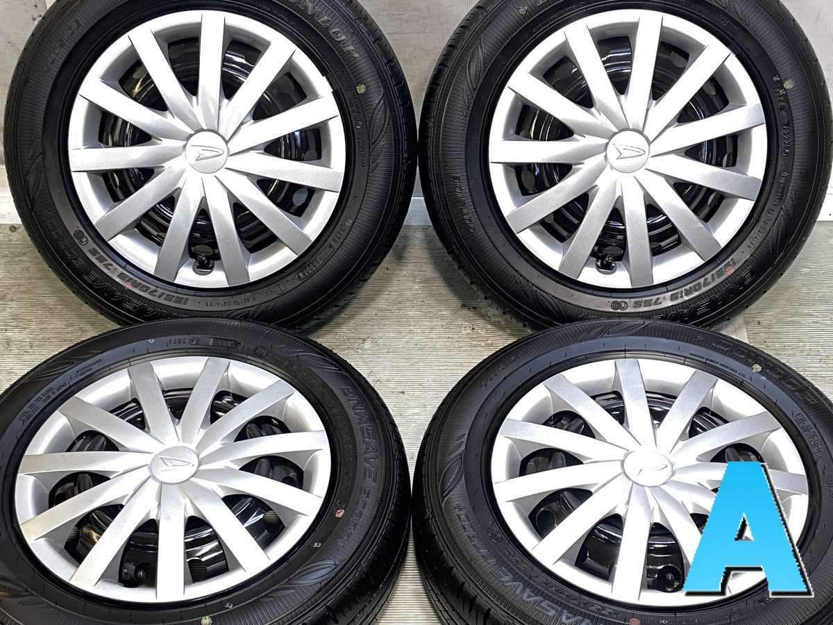 155/70R13 ダンロップ エナセーブ EC300+ ダイハツ純正 13x4.0 100-4穴 