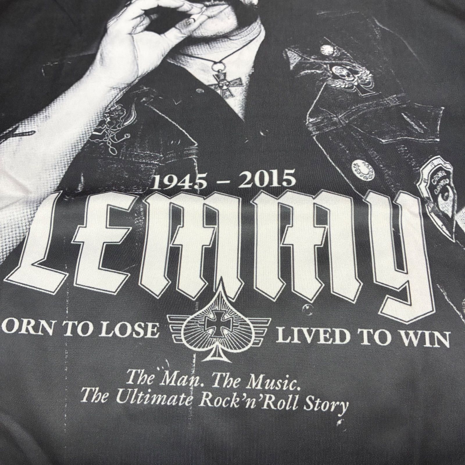 新品 モーターヘッド Motorhead レミーキルミスター ドライ生地 バンド