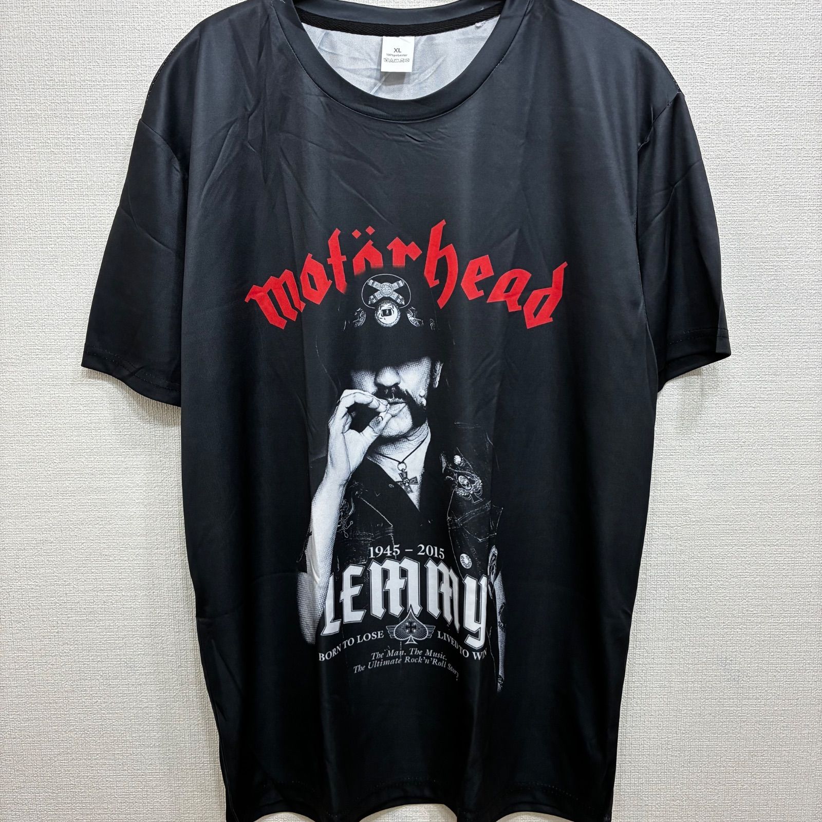 新品 モーターヘッド Motorhead レミーキルミスター ドライ生地 バンド