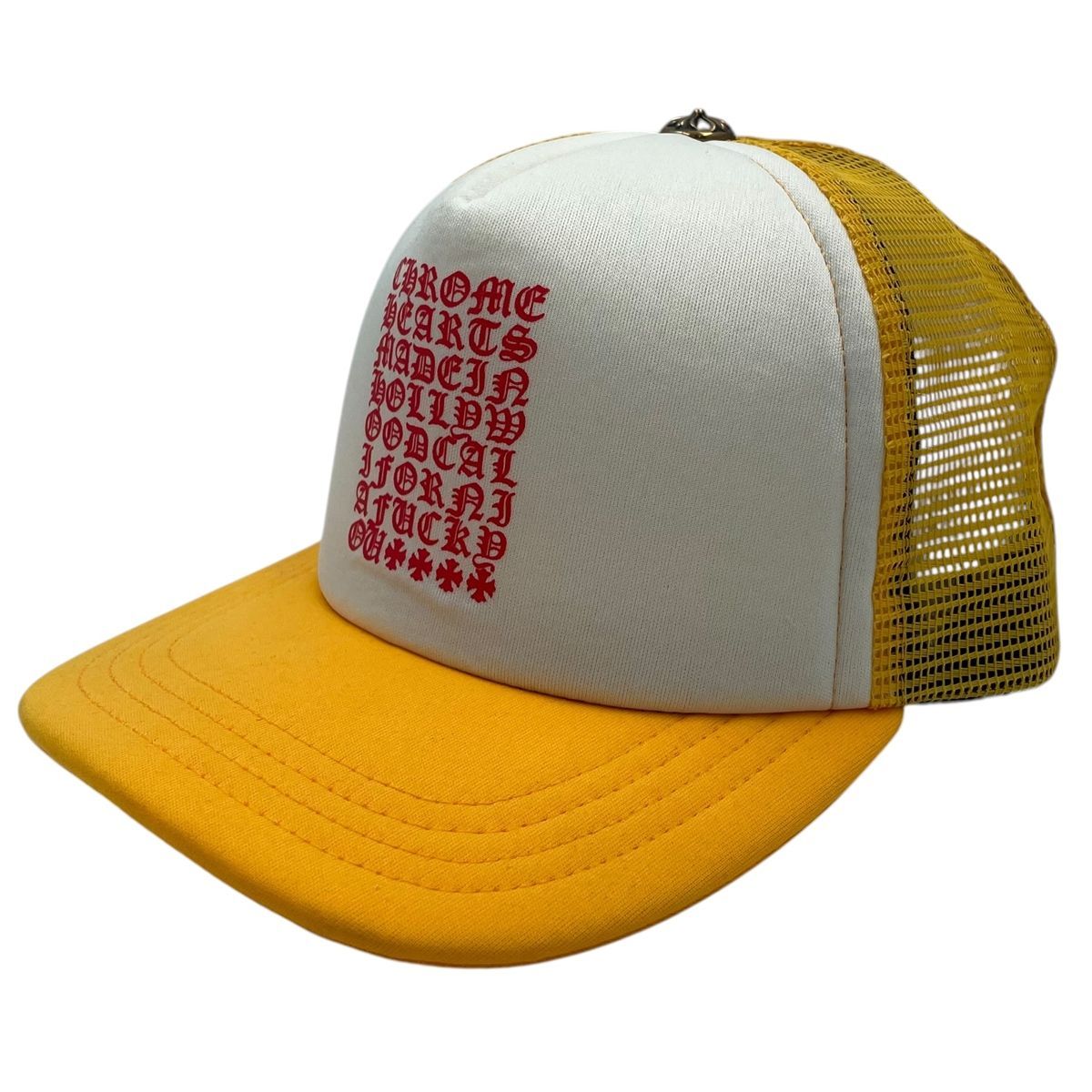 中古】 CHROME HEARTS クロムハーツ トラッカーキャップ 英字プリント