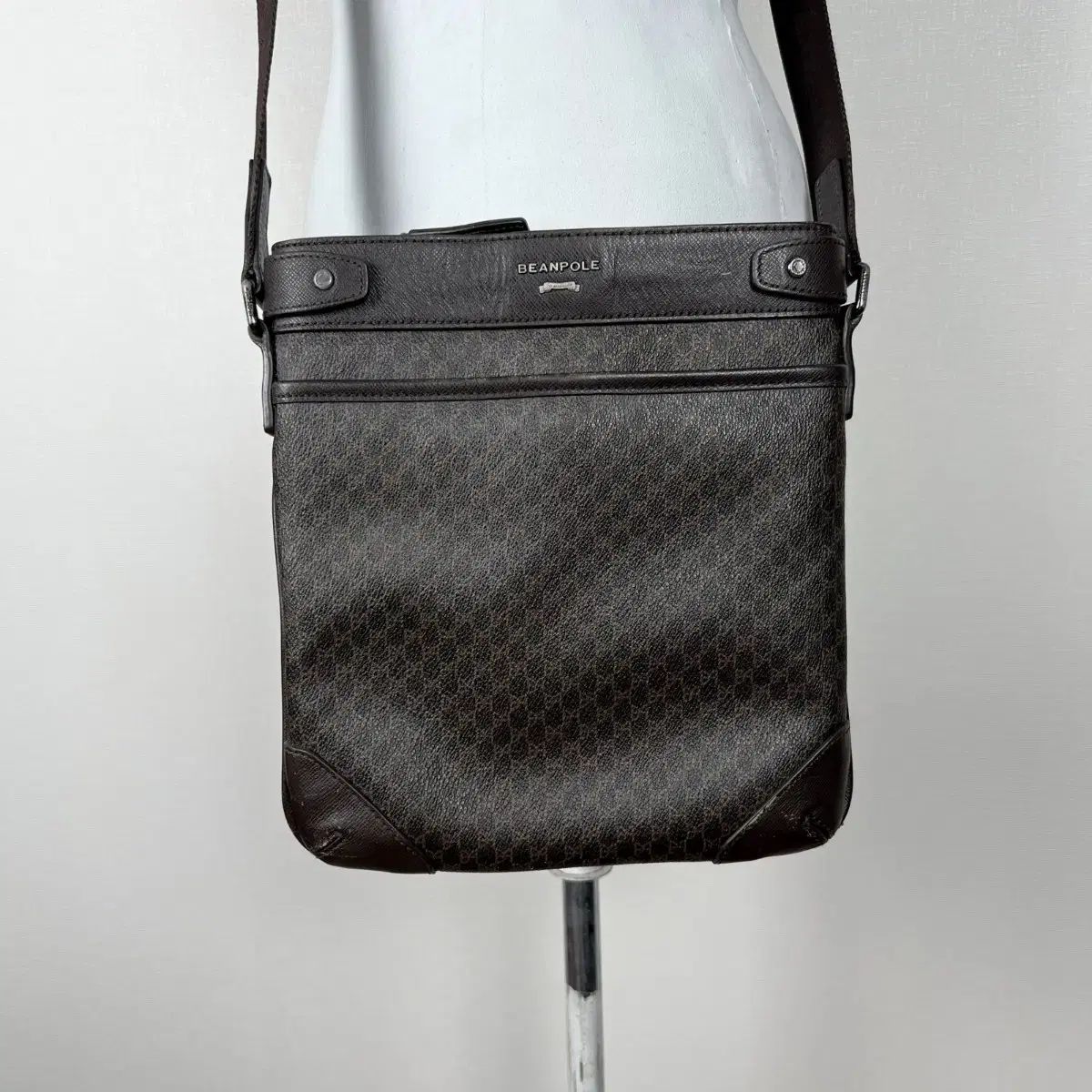 BEAN POLE ビーンポール ブラウン スポーツブラ クロスバック バッグ 