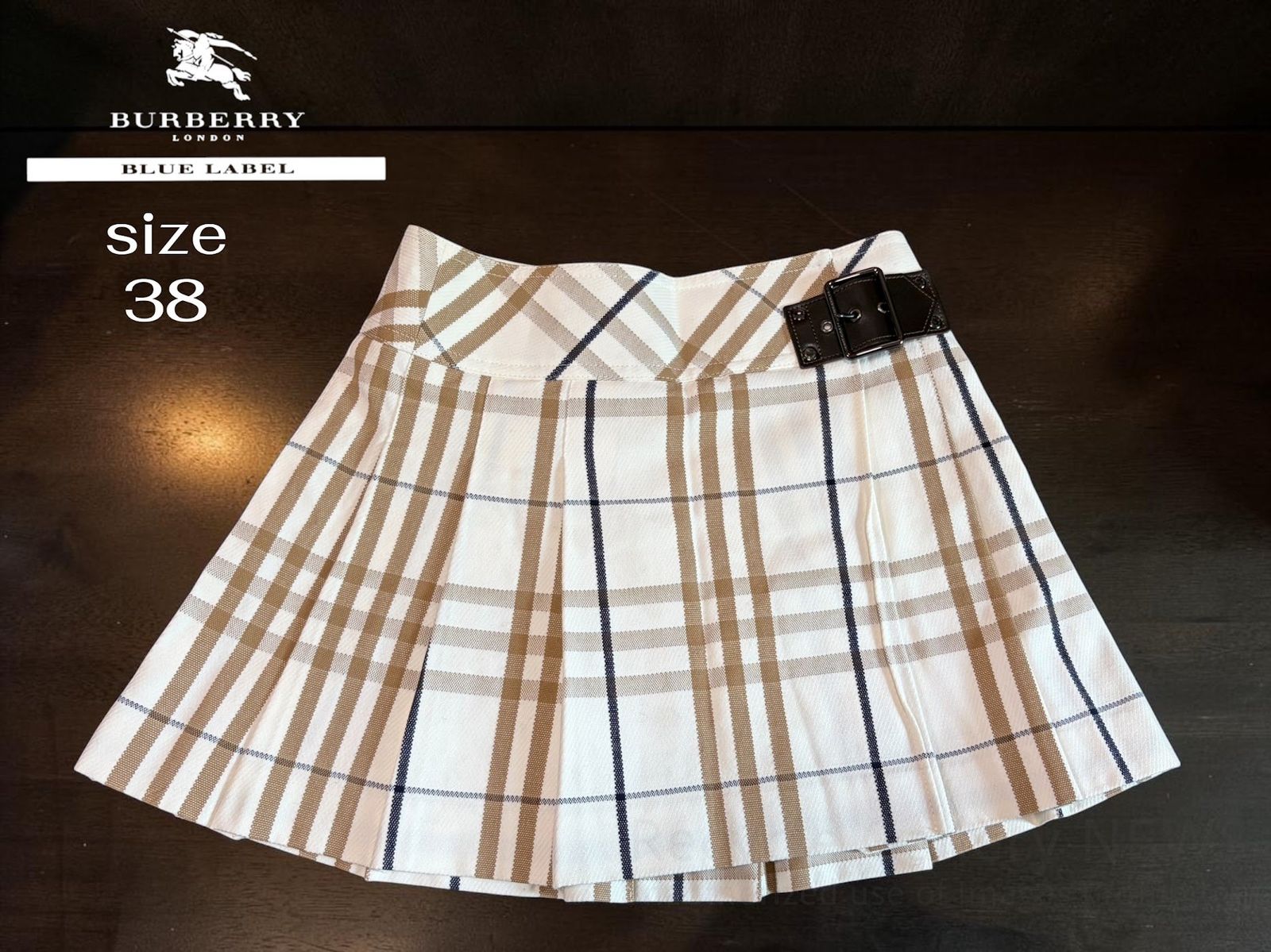 バーバリーブルーレーベルミニスカート - メルカリ size38◇匿名配送