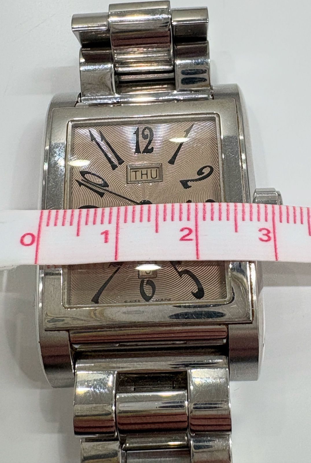 デイデイト 0 1 オリス レクタンギュラー 2 USED 585-7525-40-02 ORIS
