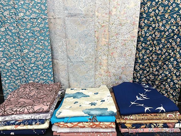 平和屋着物■着物 小紋 単衣 まとめて 20点 鳳凰 鶴 人物 蝶 暈し染め 洗える着物 和服 ハンドメイド リメイク 生地 未使用品あり mmm1026 平和屋着物□着物 小紋 単衣 まとめて 20点 鳳凰 鶴 人物 蝶 暈し染め