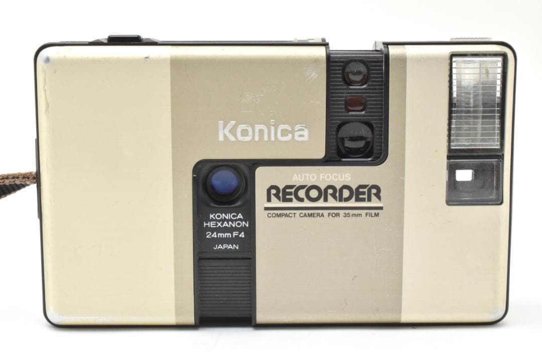 123】Konica コニカ RECORDER レコーダー ホワイト コンパクトフィルム