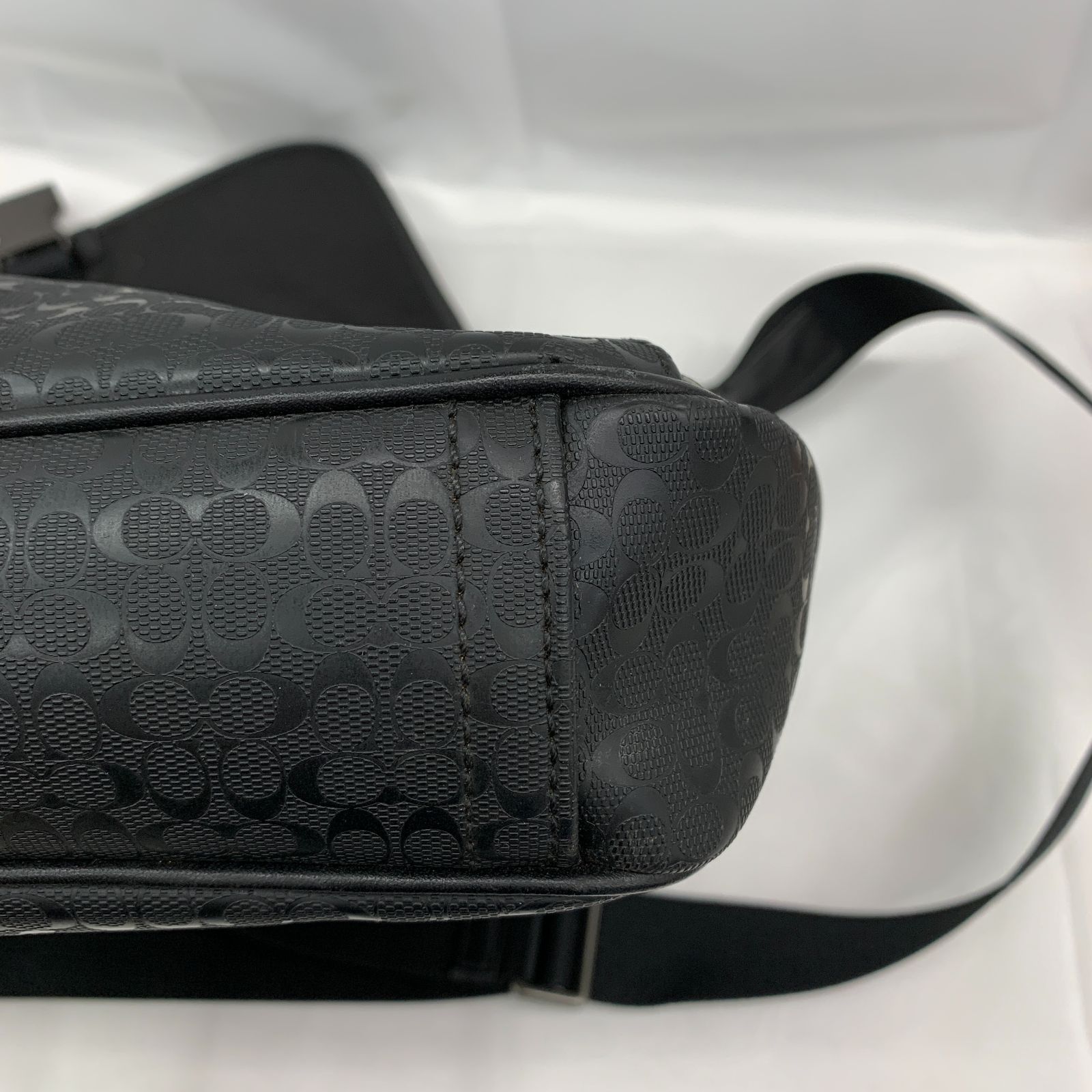 COACH Heritage Signature Map Messenger Bag コーチ ヘリテージ 
