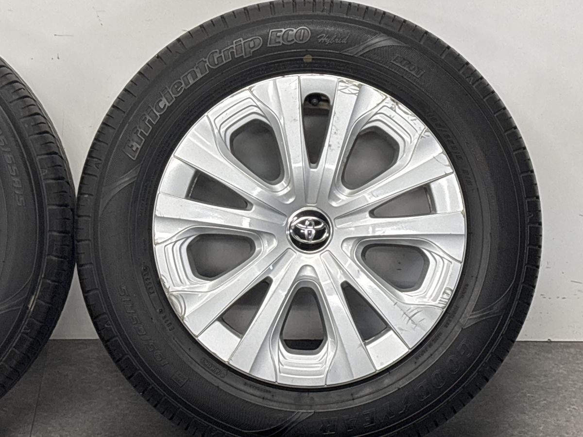 バリ溝】トヨタ 50 プリウス 純正 15in 6.5J +40 PCD100 グッドイヤー 