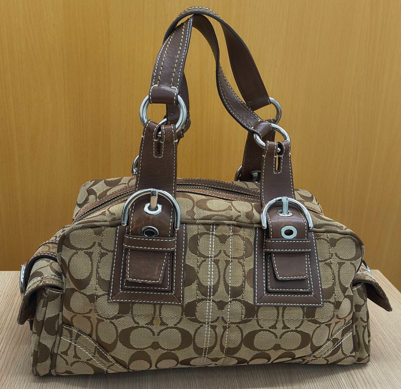 ☆【希少・ヴィンテージ】COACH コーチ シグネチャー ボストンバッグ 