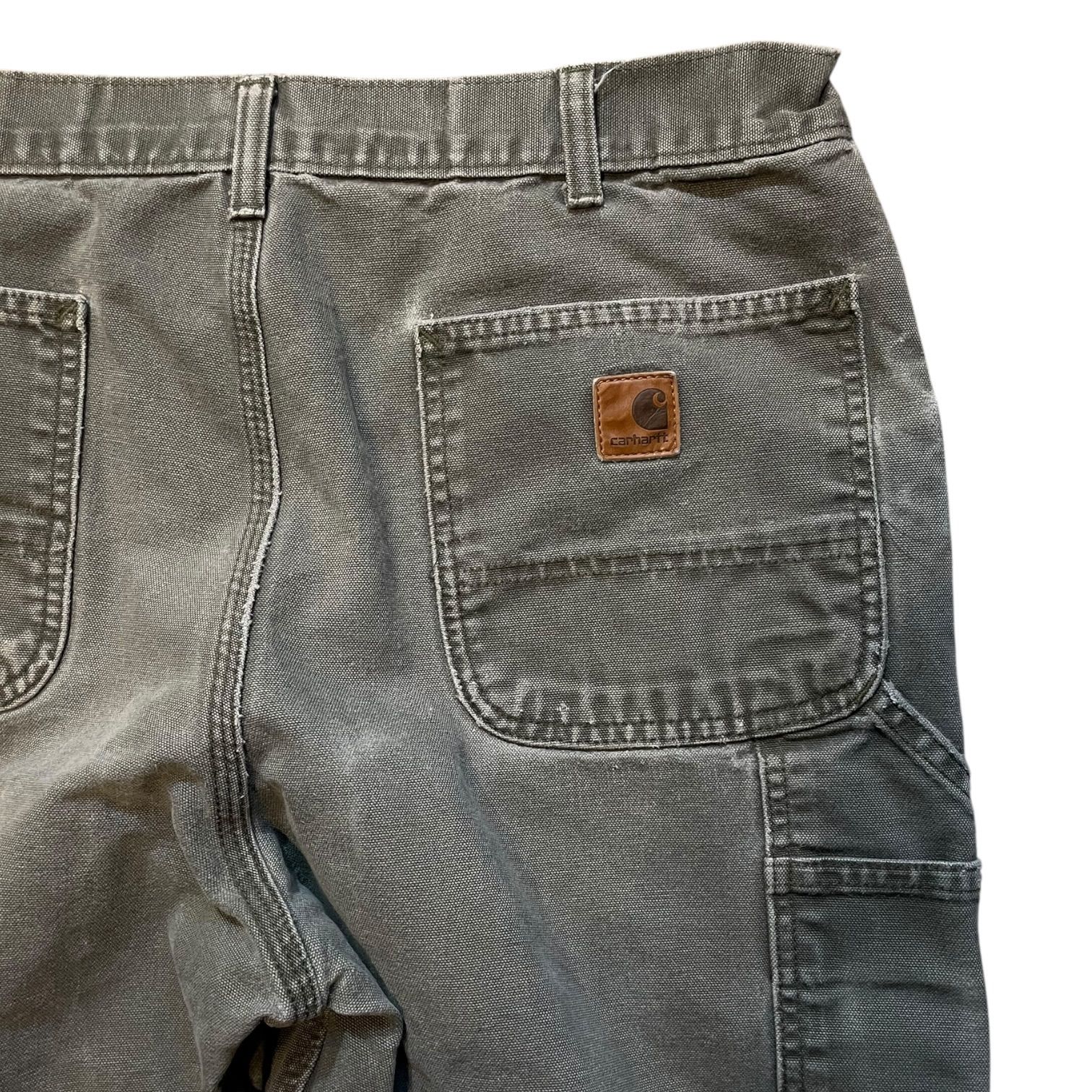 Carhartt Duck Painter Pants モスグリーン W36 L33 カーハート ダック 