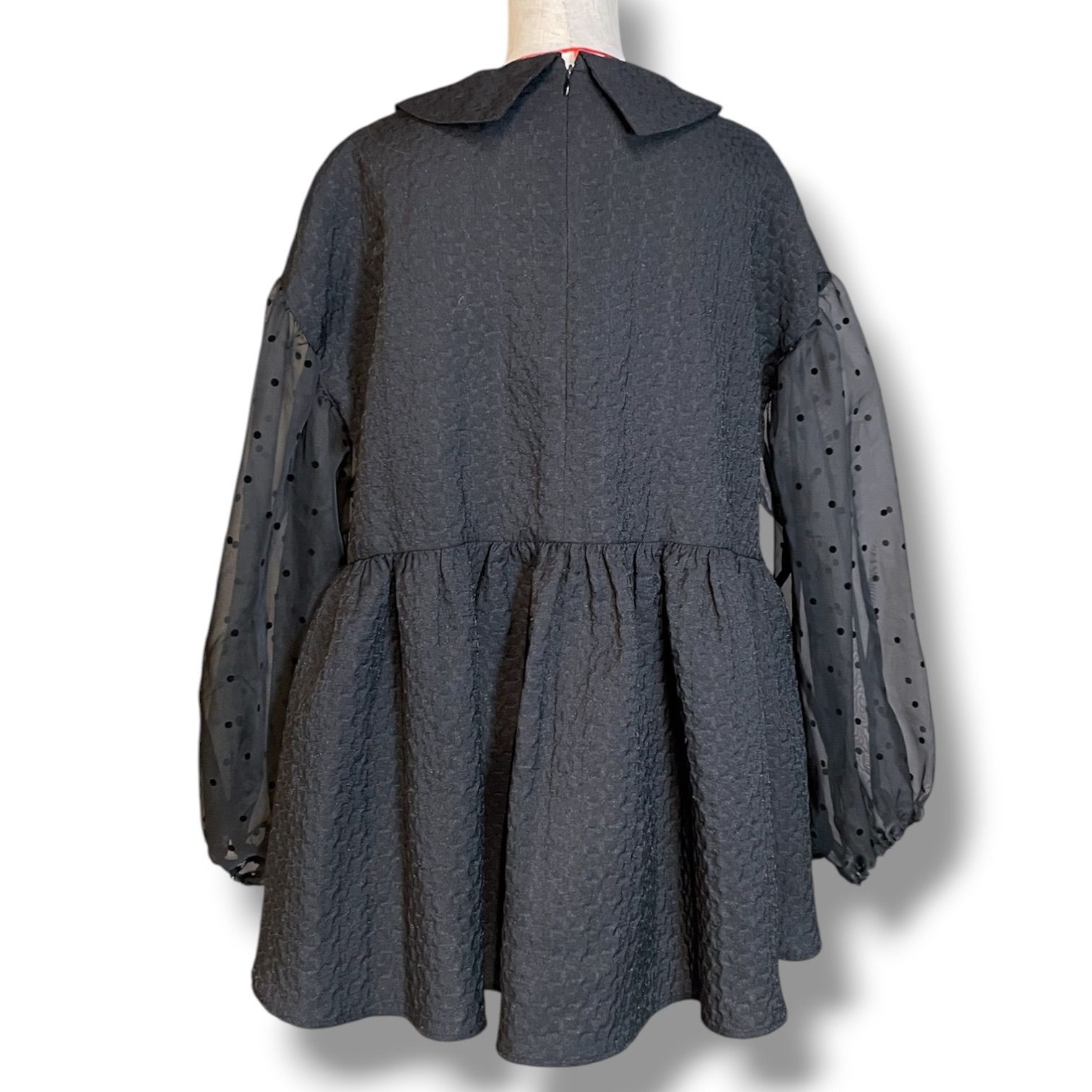 STINA closet スティナクローゼット dot puff sleeve blouse ドット 