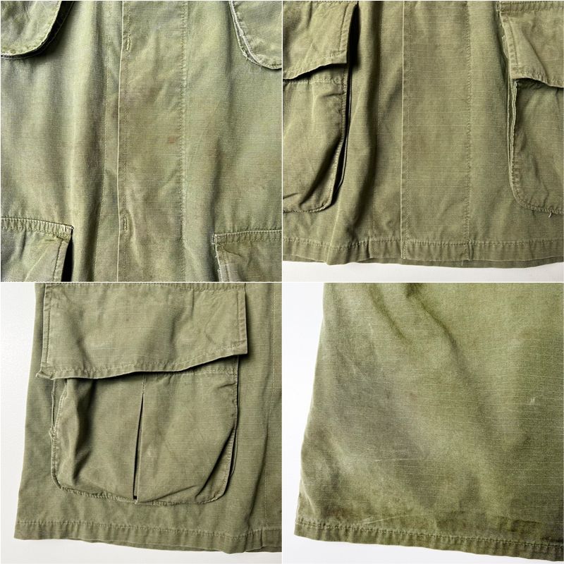60s 69年製 US ARMY 米軍実物 4th ジャングルファティーグ ジャケット