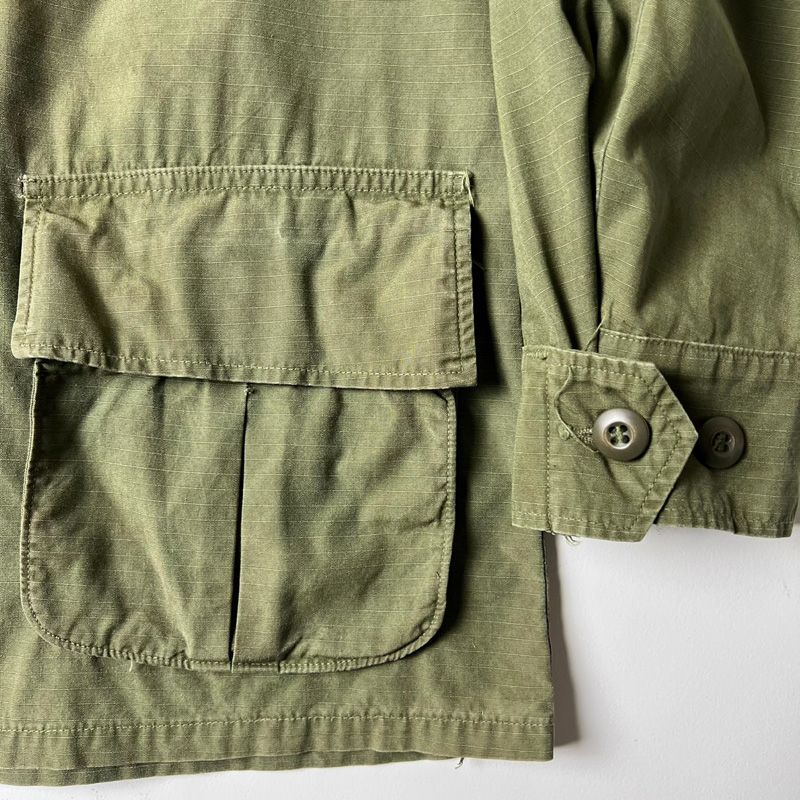 60s 69年製 US ARMY 米軍実物 4th ジャングルファティーグ ジャケット